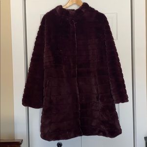NWT Faux fur coat 🧥 by Lane Bryant